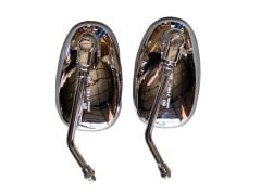 CG 125 NİKEL AYNA OVAL 10MM DÜZ TAKIM