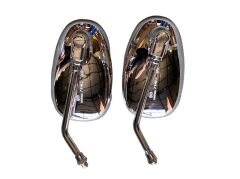 CG 125 NİKEL AYNA OVAL 10MM DÜZ TAKIM