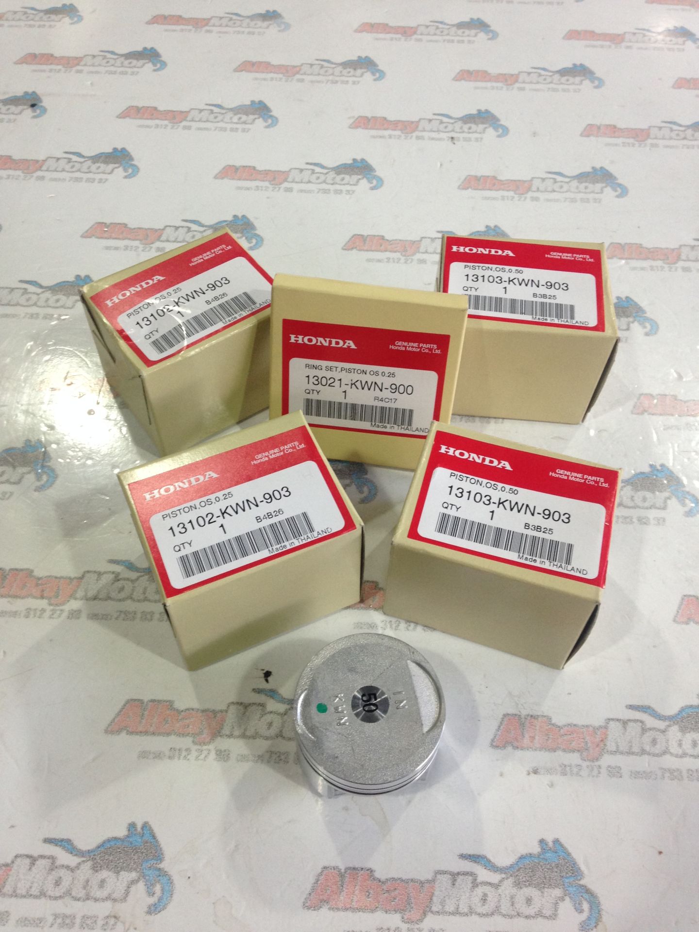 HONDA PCX 125 PİSTON SEGMAN SET 0.25  ORJİNAL 2011-2013