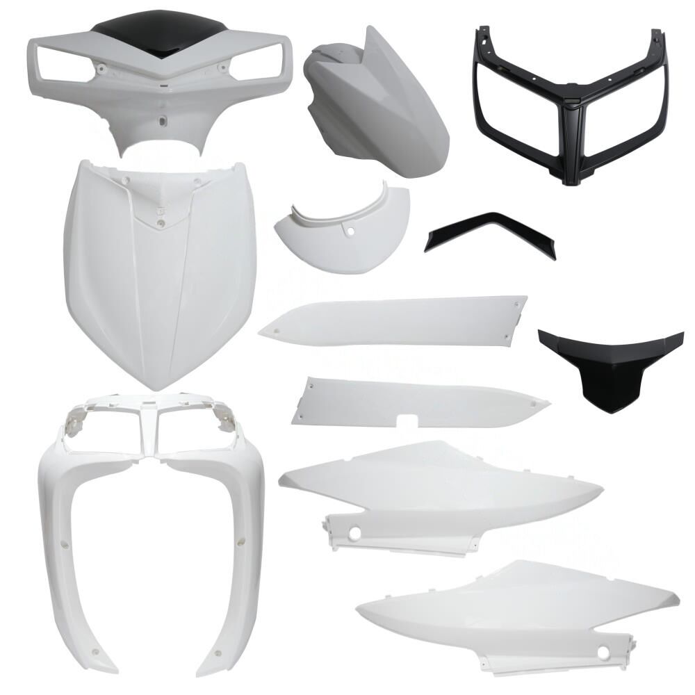 KUBA RKS NEWLİGHT 125 KAPORTA SET BEYAZ İTHAL