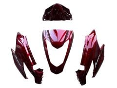 HONDA ACTİVA S  KAPORTA SET 4 PARÇA BOYALI AKSAM BORDO YENİ MODEL SELE KİLİTSİZ