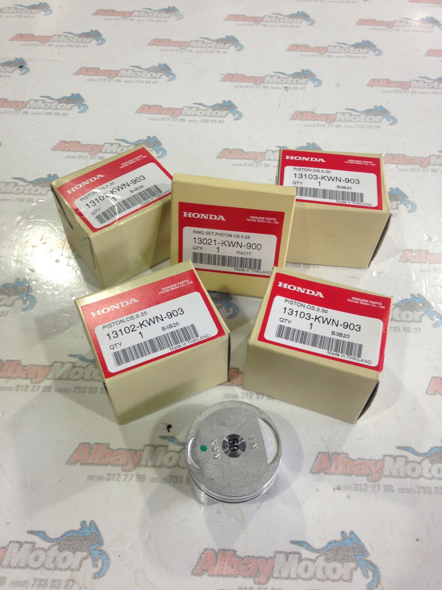 HONDA PCX 125 PİSTON SEGMAN SET 0.75 ORJİNAL 2011-2013 13102-KWN-903