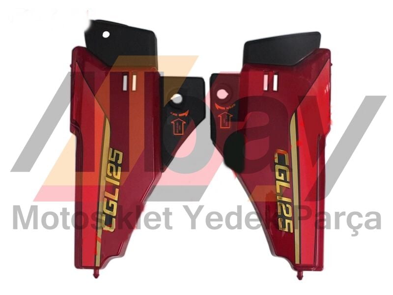 HONDA CGL 125 AKÜ KAPAK TAKIM KIRMIZI