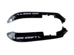 MONDİAL DRİFT 125 L SELE ALTI YAN GRENAJ TAKIM SİYAH