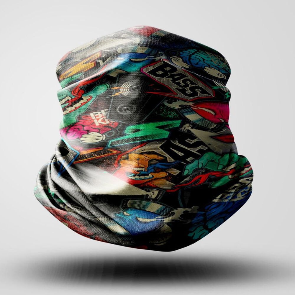 MOTOSİKLET BANDANA BUFF BOYUNLUK UNİSEX BASS