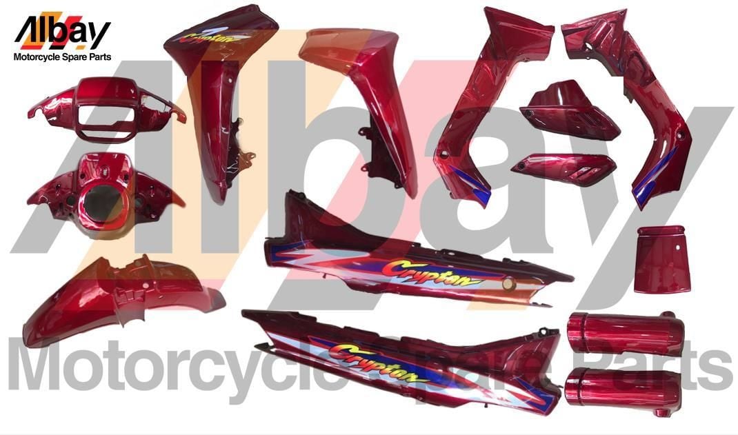 YAMAHA CRYPTON BORDO KAPORTA SETİ ORJİNAL 2004