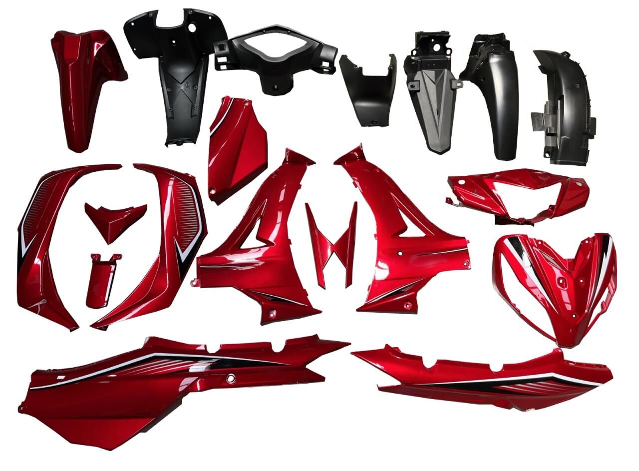 KUBA EGE KAPORTA SET KIRMIZI