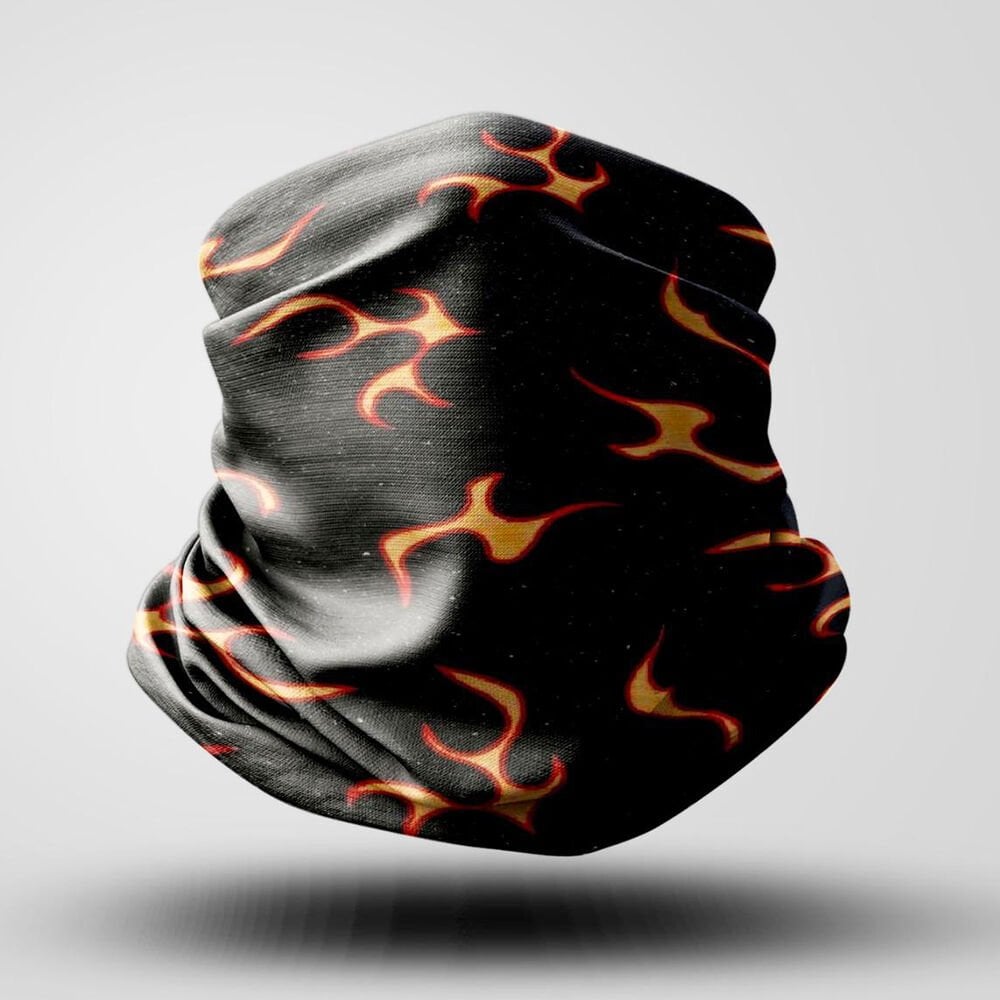 MOTOSİKLET BANDANA BUFF BOYUNLUK UNİSEX ALEV