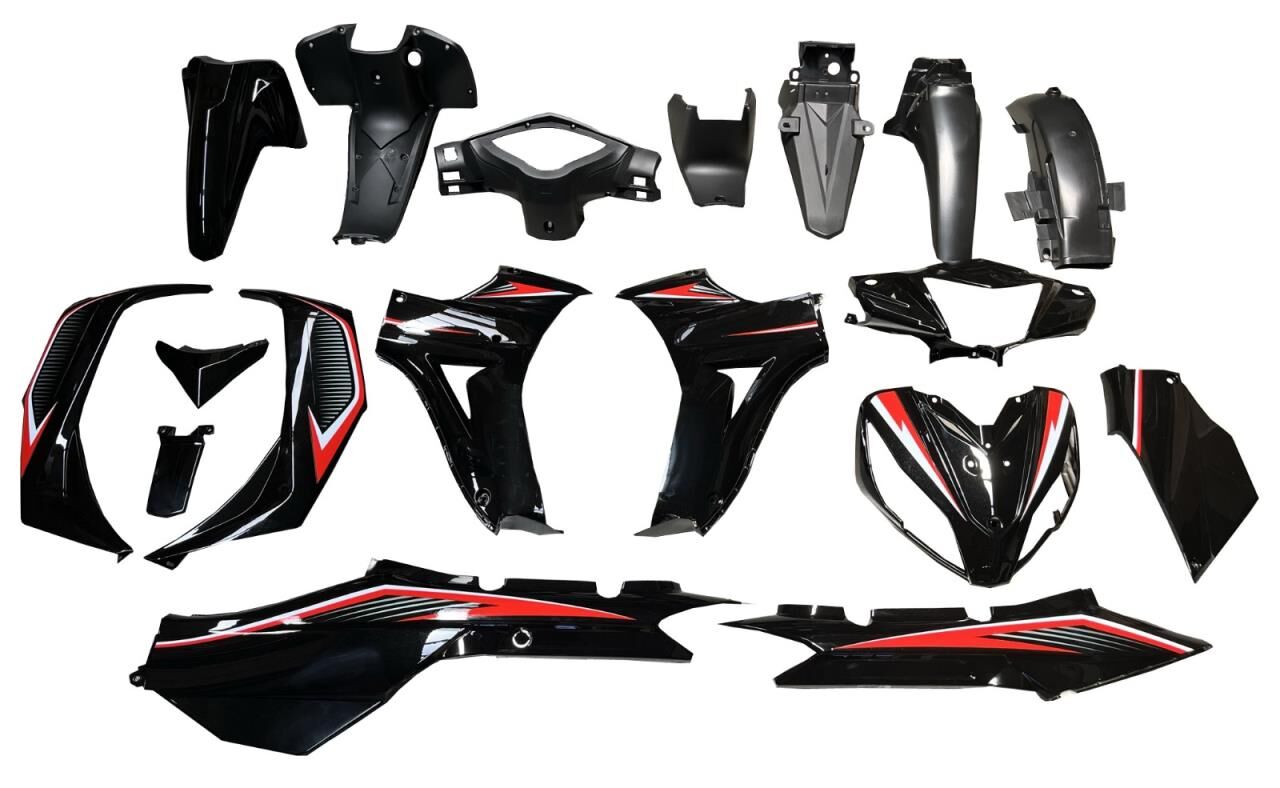 KUBA EGE KAPORTA SET SİYAH