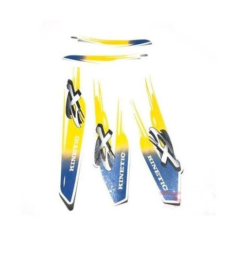 HONDA KİNETİC STİCKER SETİ MAVİ