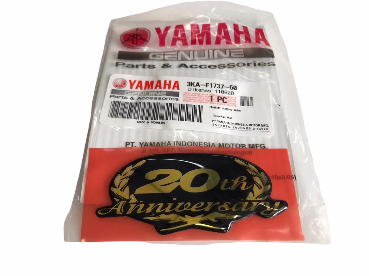 YAMAHA RX 135 KİNG 40.YIL SOL ETİKET 20TH ANNIVERSARY ORJİNAL