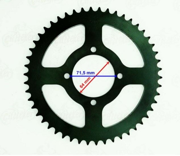 YAMAHA YBR 125 ARKA DİŞLİ 50T 2004-2016