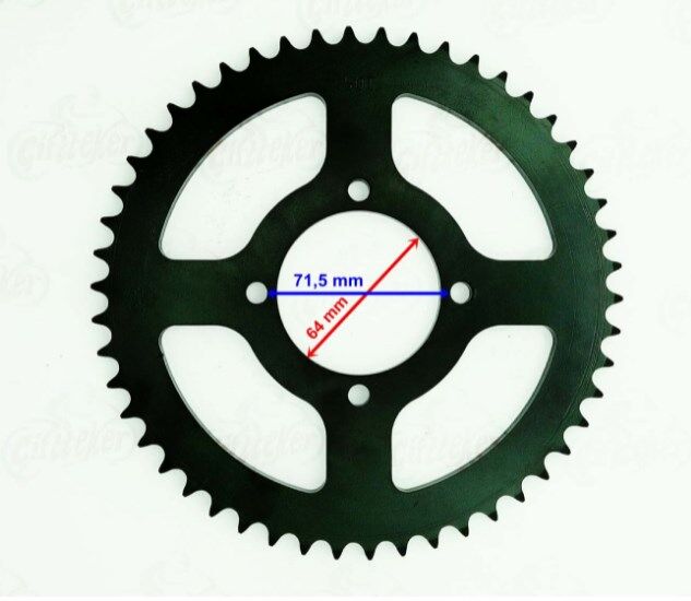 YAMAHA YBR 125 ARKA DİŞLİ 50T 2004-2016