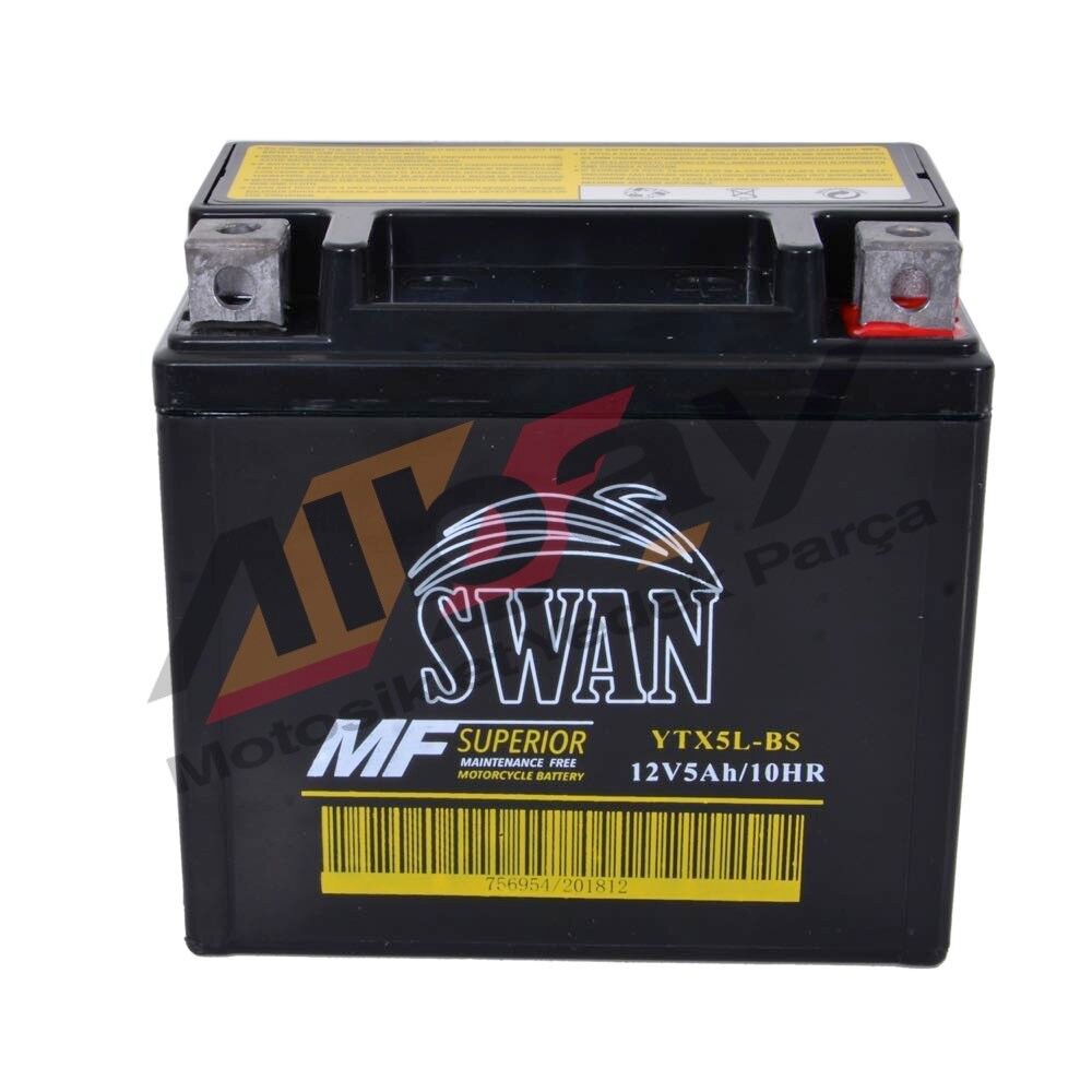 YTX5L - BS - JEL AKÜ KISA BWS 100 - DİO 110 - SFC 100 JUPİTER 125 12-5