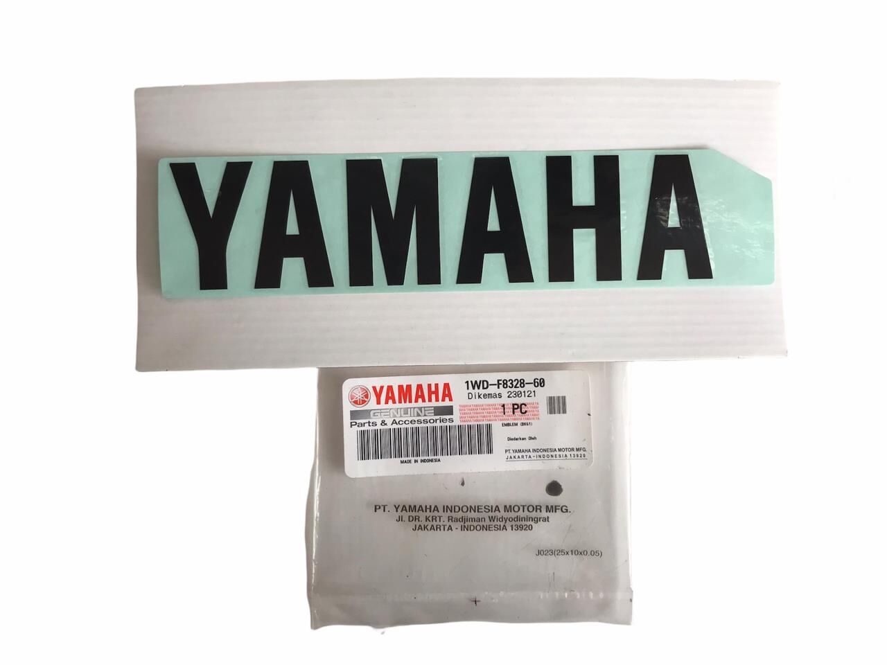 YAMAHA YZF R25 MAT GRİ ALT GRENAJ SİYAH YAMAHA STİCKER ORJİNAL ADET 2020