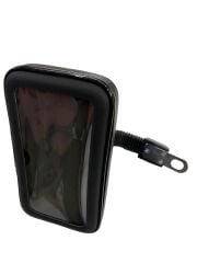 MOTOSİKLET TELEFON TUTUCU XXL- SUGEÇİRMEZ-AYNA BAĞLANTILI  170mm x 90mm
