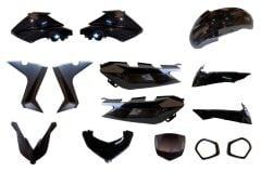 YAMAHA XMAX 250 KAPORTA GRENAJ SETİ SİYAH İTHAL 2014-2017 (14 PARÇA)