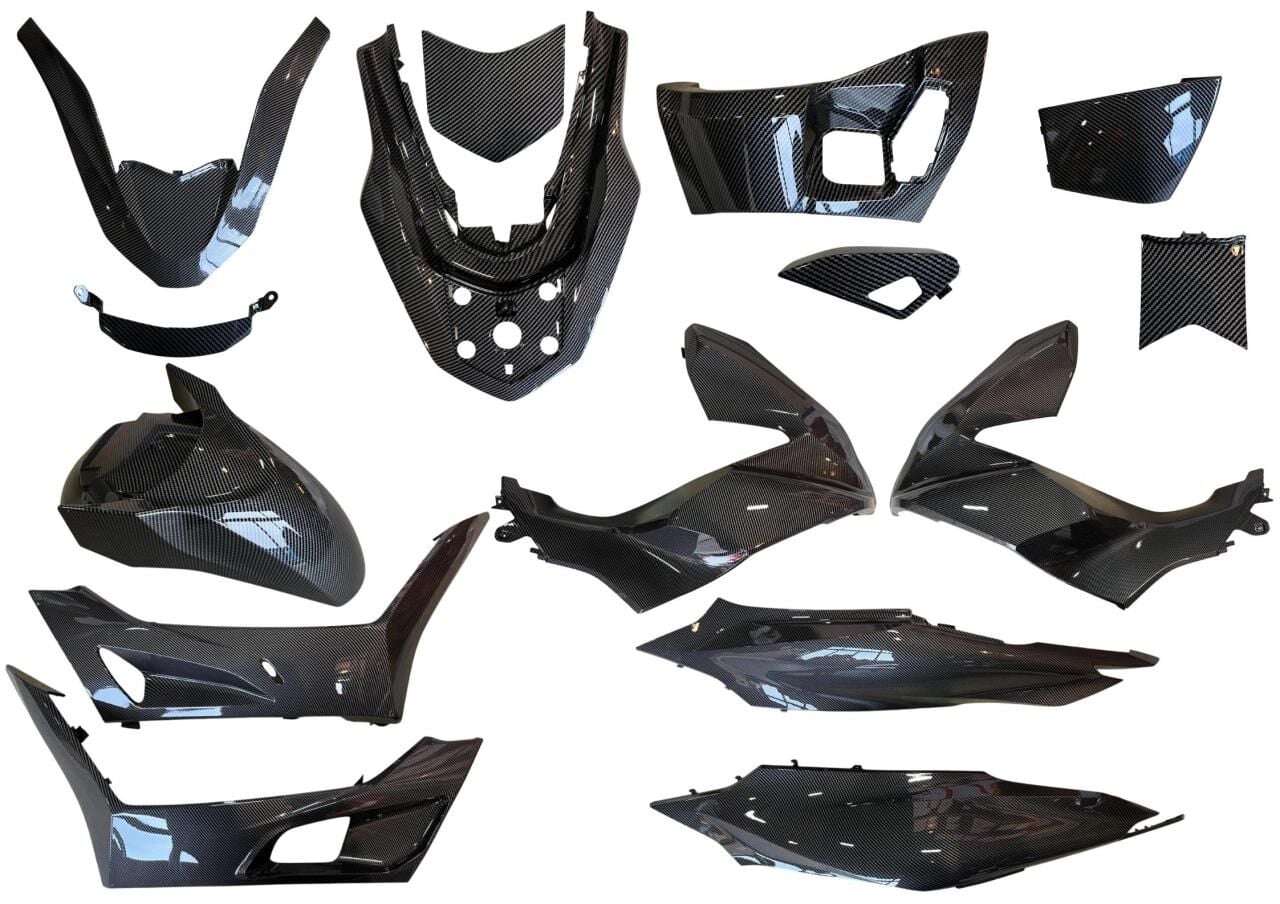 HONDA PCX 125 KAPORTA-GRENAJ SET KARBON MODİFİYE 2021-2024