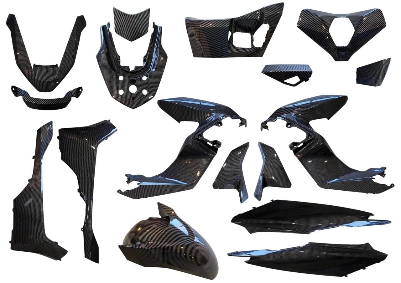 HONDA PCX 125 KAPORTA-GRENAJ SET KARBON MODİFİYE 2025-2026