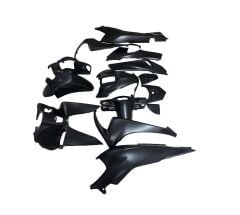 HONDA DİO 110 KAPORTA SETİ MAT SİYAH İTHAL