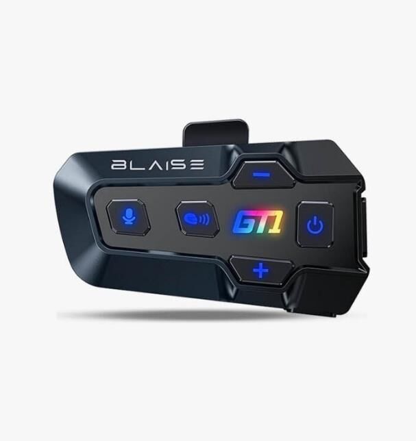 BLAISE GT1 Bluetooth Motosiklet Intercom Siyah