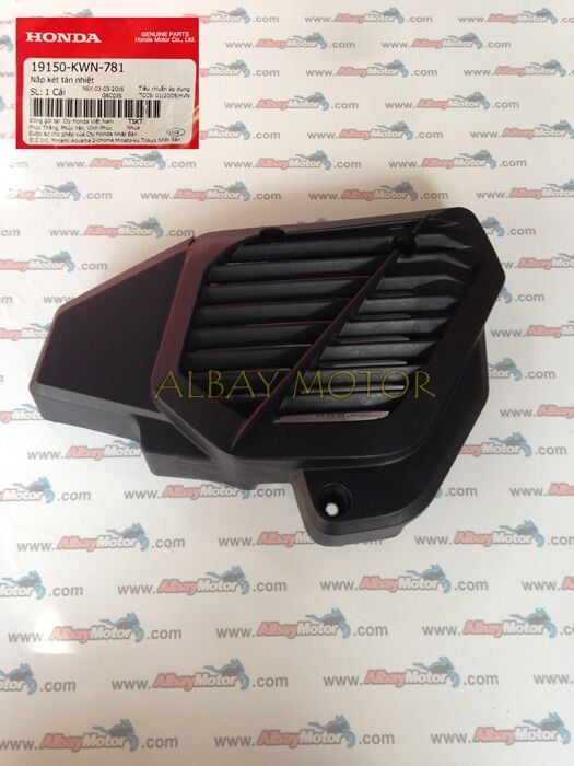 HONDA PCX 125-150 RADYATÖR KORUMA KAPAĞI ORJİNAL 2014-2017 19150-KWN-781