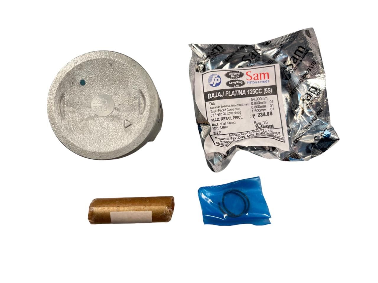 BAJAJ PULSAR NS 150 PİSTON SEGMAN SET SAM HİNDİSTAN 0.25