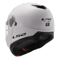 LS2 STROBE 2 ÇENE AÇILIR KASK BEYAZ M BEDEN