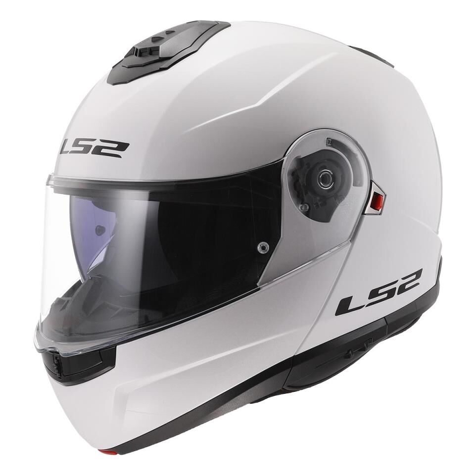 LS2 STROBE 2 ÇENE AÇILIR KASK BEYAZ M