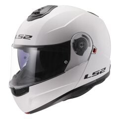 LS2 STROBE 2 ÇENE AÇILIR KASK BEYAZ L