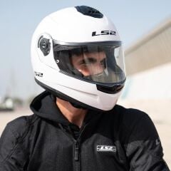 LS2 STROBE 2 ÇENE AÇILIR KASK BEYAZ XL BEDEN