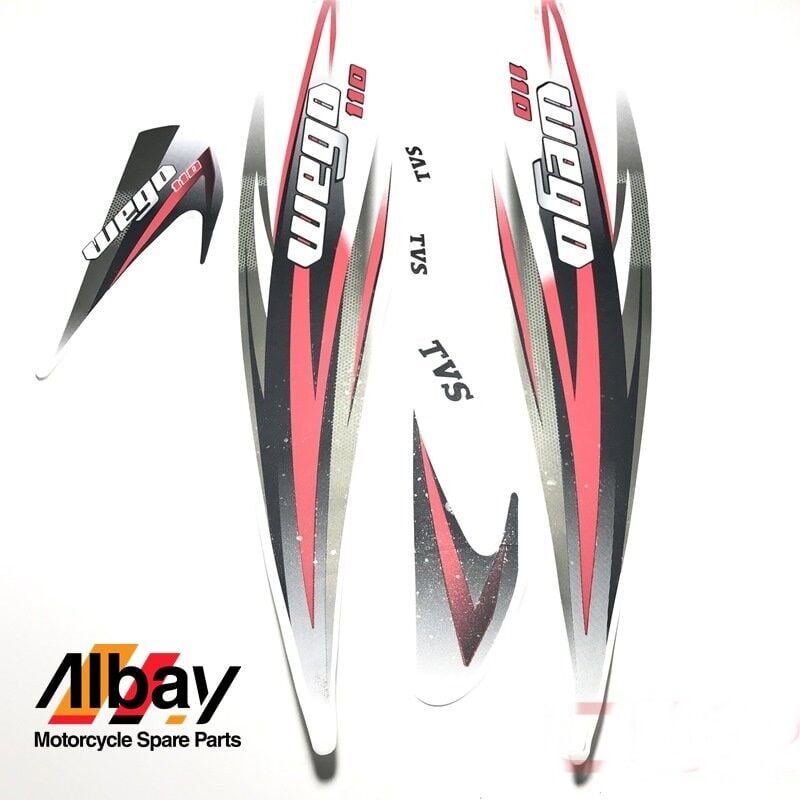 TVS WEGO STİCKER SET BEYAZ