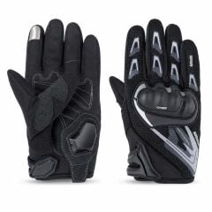 MJ MOTO KORUMALI ELDİVEN CE-EN13594 BELGELİ SİYAH-GRİ XL BEDEN