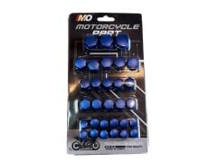 MODİFİYE CİVATA KAPAK SETİ MAVİ