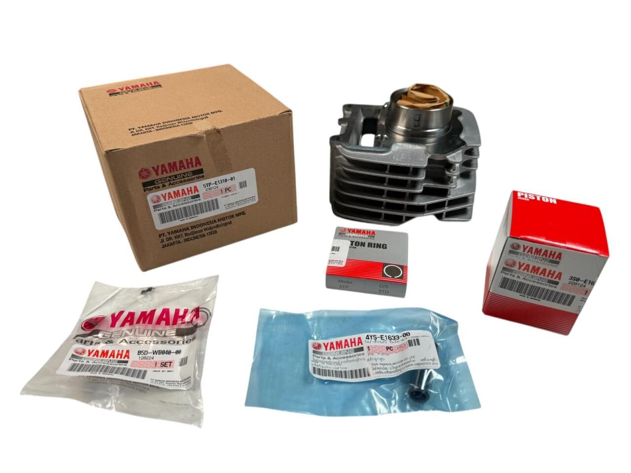 YAMAHA CRYPTON R SİLİNDİR PİSTON SEGMAN TAKIM ORJİNAL 2005-2015