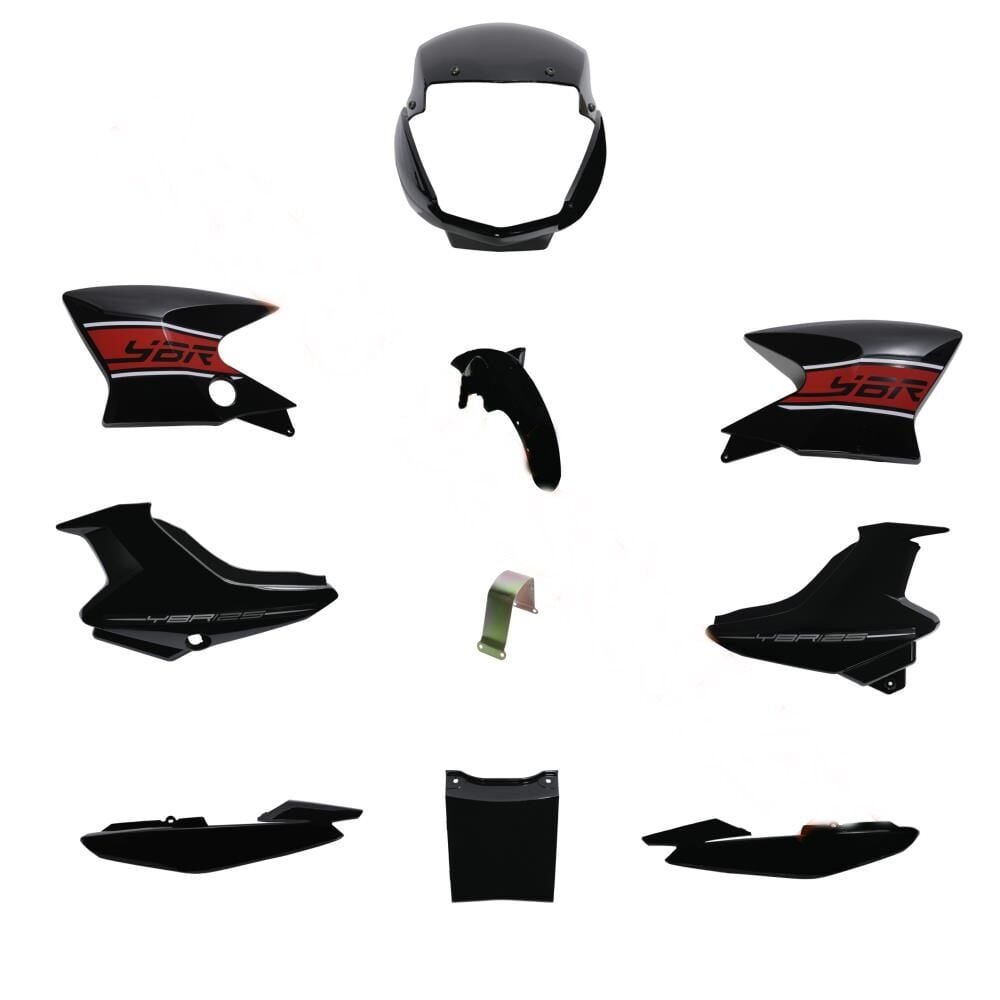 YAMAHA YBR K KAPORTA SETİ SİYAH İTHAL 2010-2016