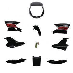 YAMAHA YBR K KAPORTA SETİ SİYAH İTHAL 2010-2016