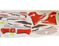 MODENAS KRİSS 2 STİCKER SETİ KIRMIZI DİZLİK ETİKETİ DAHİL 006