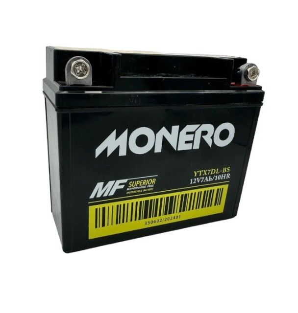 YTX7DL - BS - KT125 MOTOSİKLET AKÜ (48*60*128) 12-7 YASSI