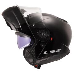 LS2 STROBE 2 ÇENE AÇILIR KASK SİYAH M