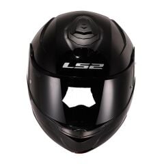 LS2 STROBE 2 ÇENE AÇILIR KASK SİYAH L