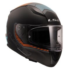 LS2 RAPID 2 EXTRA MAT GRİ-NEON TURUNCU KASK M BEDEN