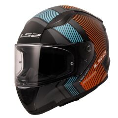 LS2 RAPID 2 EXTRA MAT GRİ-NEON TURUNCU KASK M BEDEN