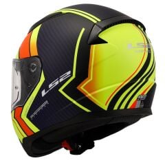 LS2 RAPID 2 EXTRA MAT NEON SARI-NAVY MAVİ KASK M BEDEN