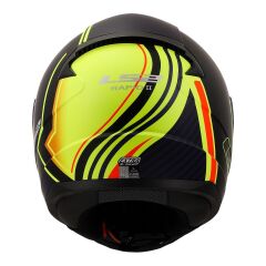 LS2 RAPID 2 EXTRA MAT NEON SARI-NAVY MAVİ KASK M BEDEN