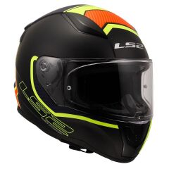LS2 RAPID 2 EXTRA MAT NEON SARI-NAVY MAVİ KASK L