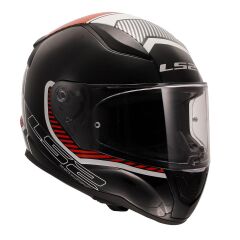 LS2 RAPID 2 EXTRA BEYAZ-KIRMIZI KASK L