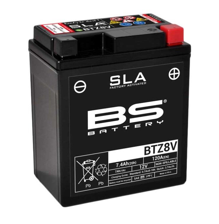 BTZ8V (SLA) MOTOSİKLET AKÜ BS 12-8