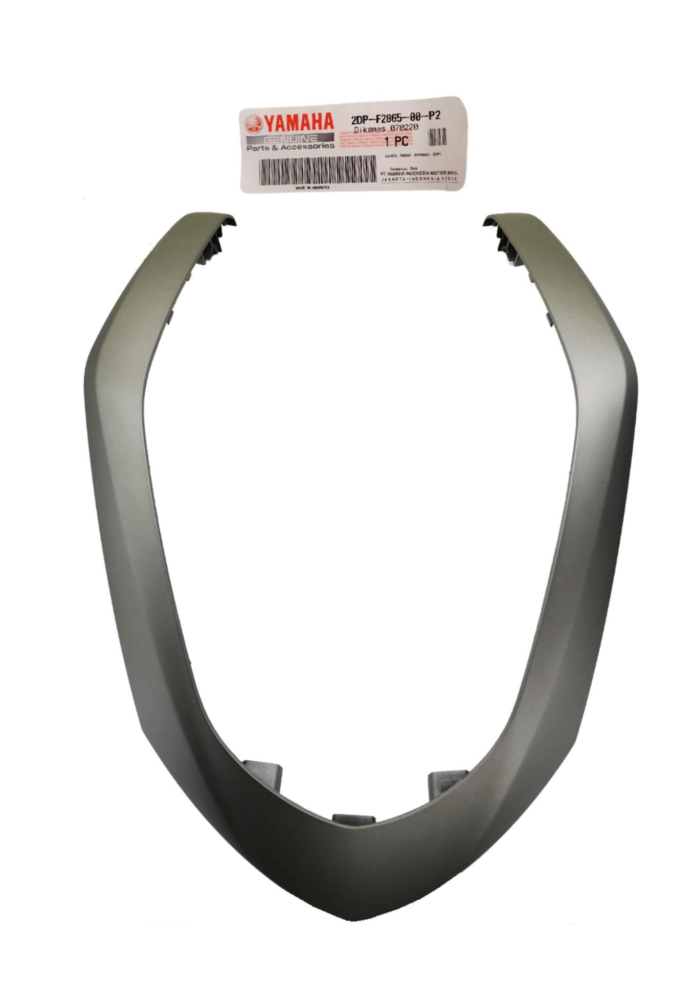 YAMAHA NMAX 125 ÖN V KAPAK GRİ ORJİNAL 2015-2016