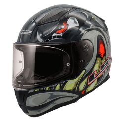 LS2 RAPID 2 SPOX KIRMIZI-GRİ KASK M